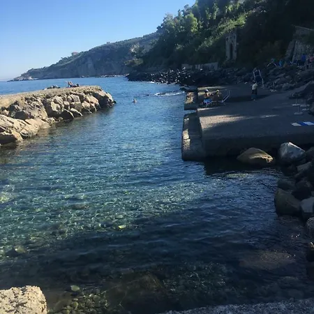 Relais Del Mare Con Terrazza Fronte Mare Free Parking Apartment Massa Lubrense Exterior photo